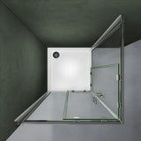 aica-box-angolare- Aica box doccia cabina doccia scorrevole angolare cristallo temperato trasparente - Consegna gratuita